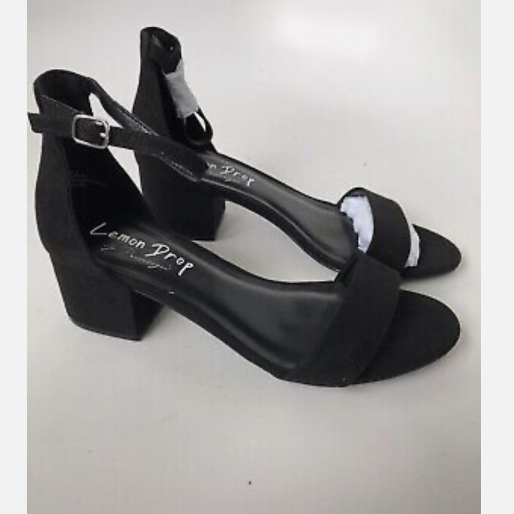 PRICED TO SELL: Lemon Drop By Privileged Benson Ankle Strap/Block Heel Sandals